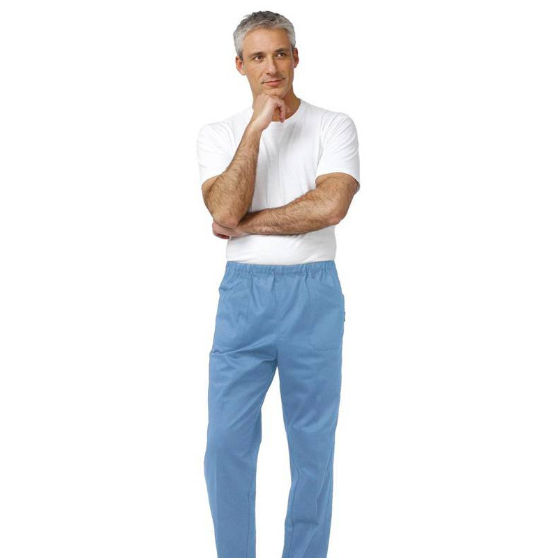 Pantalon médical mixte coton STAR azur