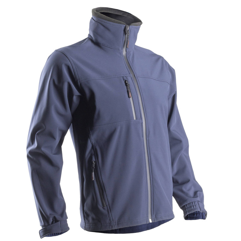 YANG veste de travail softshell marine