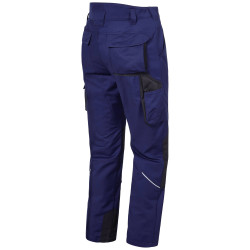 CONCEPT Pantalon de travail mutlipoche PIONIER marine dos