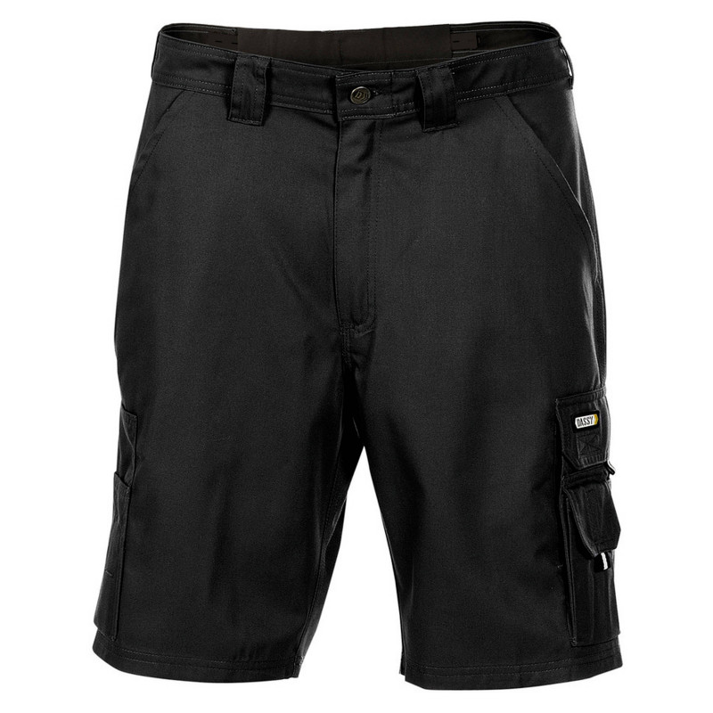 BARI short de travail homme noir