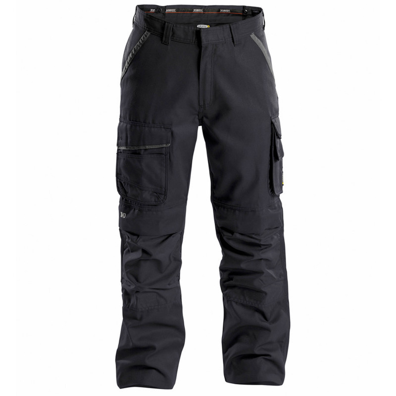 CONNOR Pantalon de travail en Canvas  noir