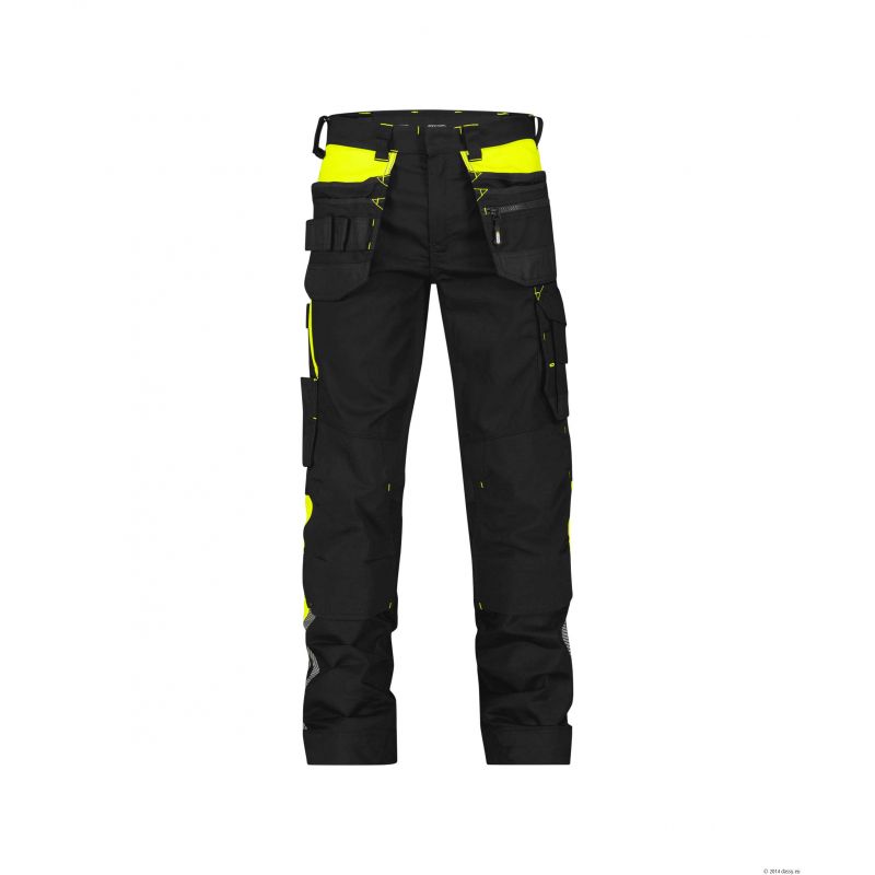 Shanghai Pantalon Stretch Pg Bleu Nuit / Jaune