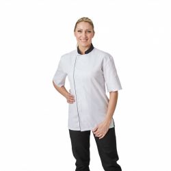 Veste De Cuisine Mixte Valin Blanc/noir