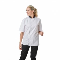 Veste De Cuisine Mixte Valin Blanc/noir