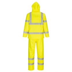 H448 Ensemble De Pluie Enroulable Haute Visibilite