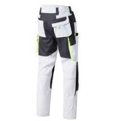 TOOLS pantalon de travail peintre blanc PIONIER