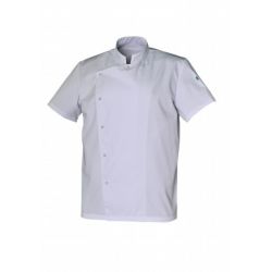 Veste De Cuisine Manches Courtes Gabin Poly Coton