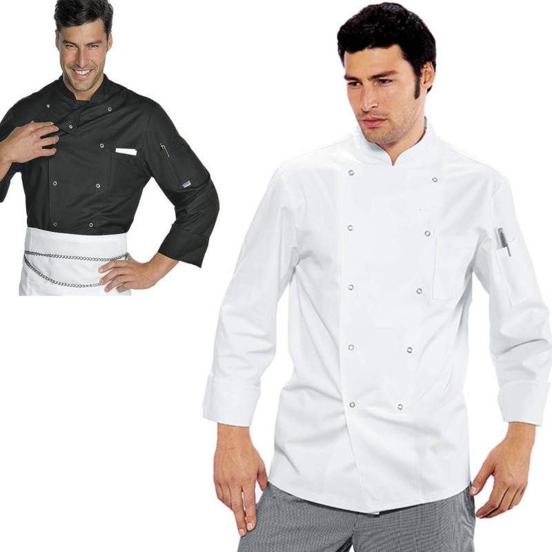 Veste de cuisine BOTTONI homme manches longues